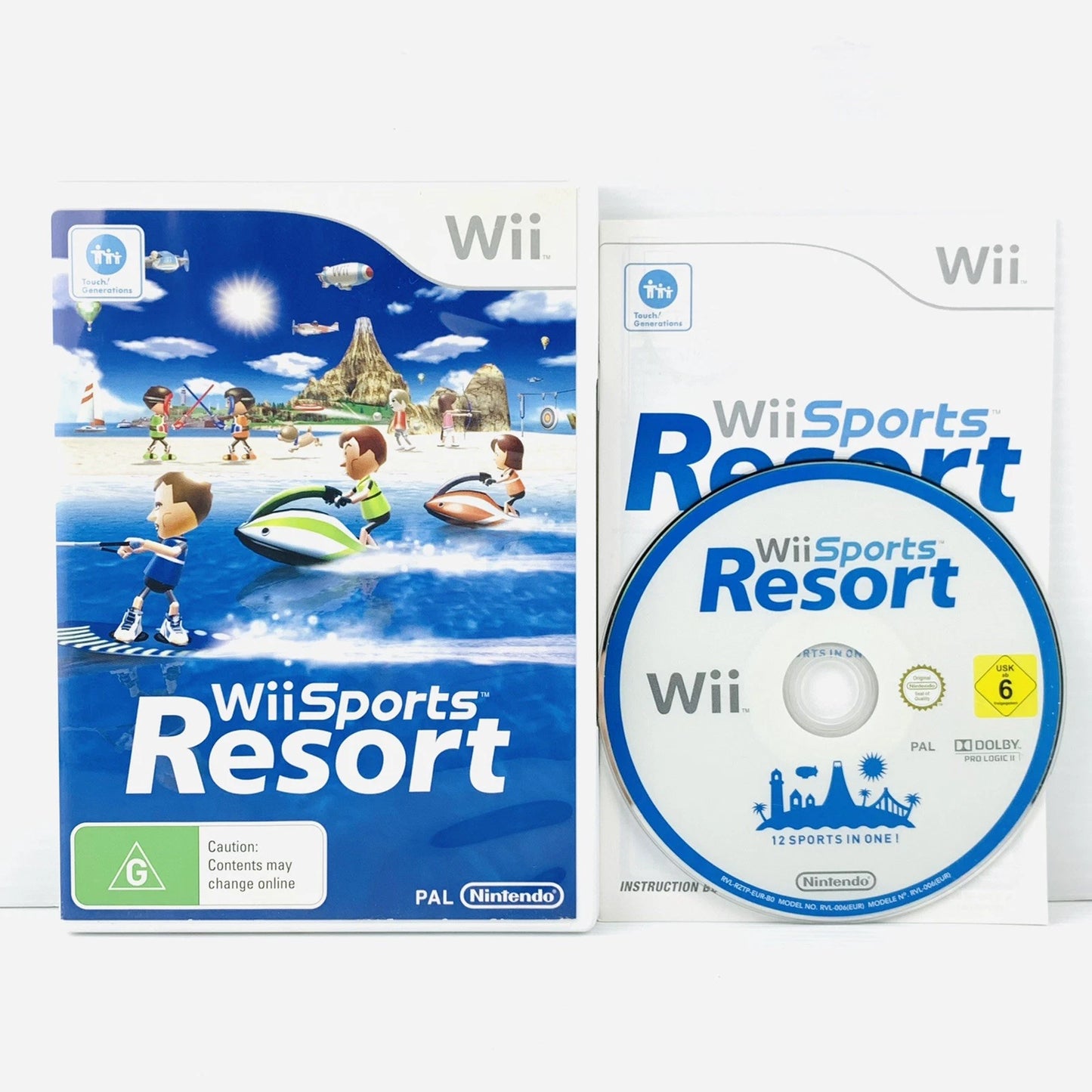 Wii Sports Resort Nintendo Wii PAL Complete Excellent - Refurbished
